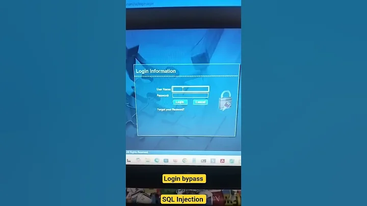 Login bypass by SQL Injection Vulnerability #bugbountytips #cybersecurity #bugbounty #sqlinjection