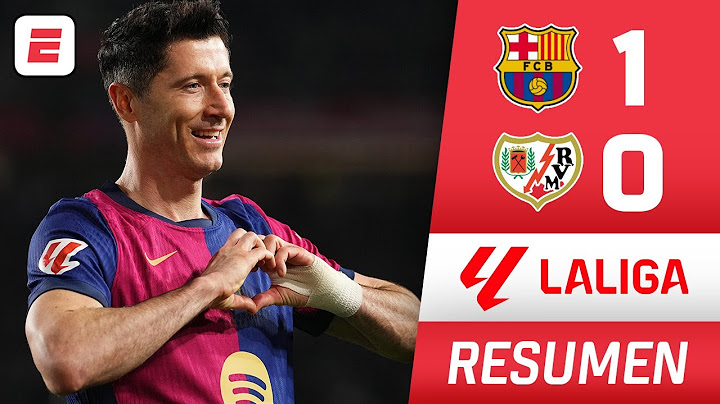 BARCELONA NUEVO LÍDER. GANÓ 1-0 al Rayo Vallecano. Supera al Real Madrid y al Atlético | La Liga
