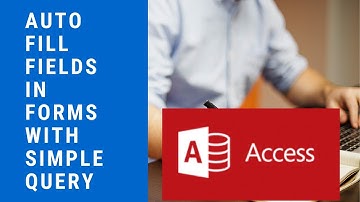 Auto Fill for with Query and Build an AP Module Part 1 MS Access