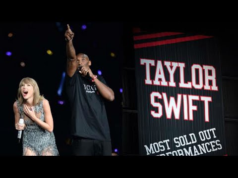 Kobe Bryant Presented Taylor Swift With a Banner for the Most Sold Out Shows in STAPLES Center