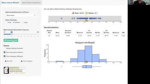 Mean vs. Median in skewed distributions