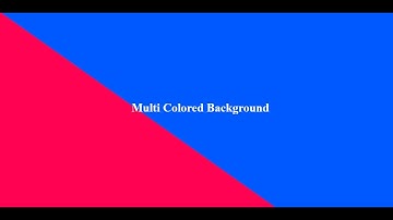 Multi Color Diagonal background using a CSS property