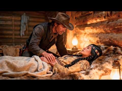 Frozen Apache Woman Found in Snow — A Silent Cowboy’s Mercy Changed Everything