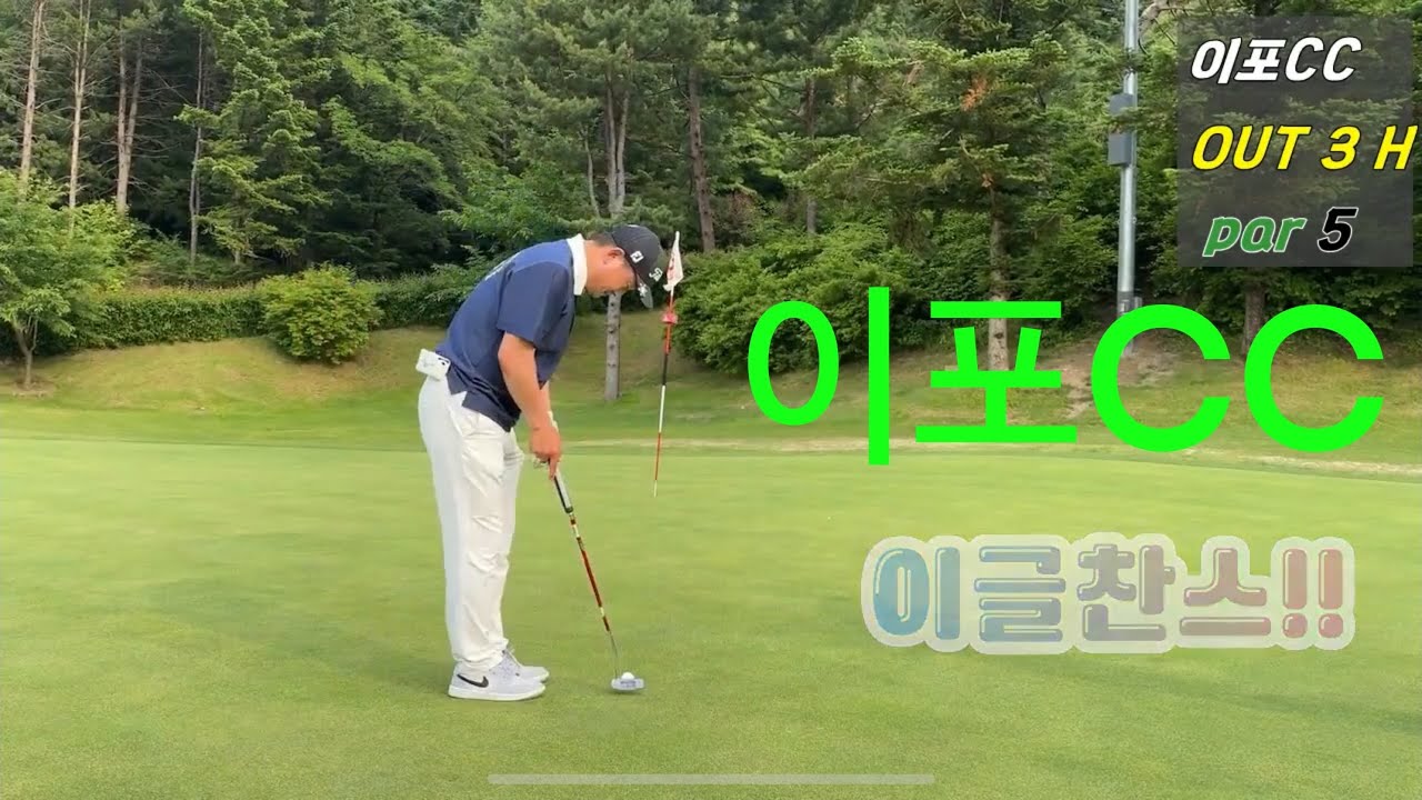 티박스, 페어웨이, 그린 모두 너무 좋다! 소개하고 싶은 골프장 -이포CC