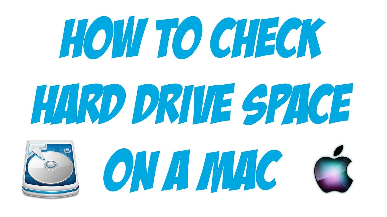 how do i check mac hard drive space how do i check mac hard drive space