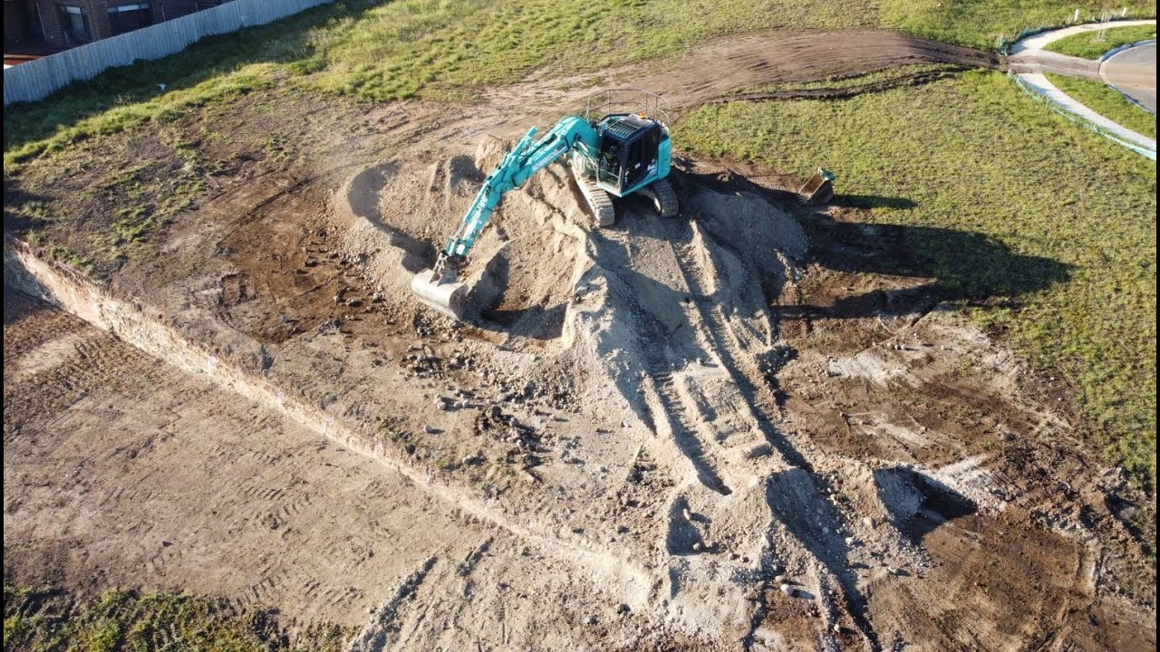 House Site Cut Excavation Brief Overview Start to Finish 3.5m Deep