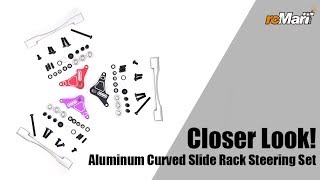 Overdose Vacula Ii Aluminum Curved Slide Rack Steering Set Closer Look