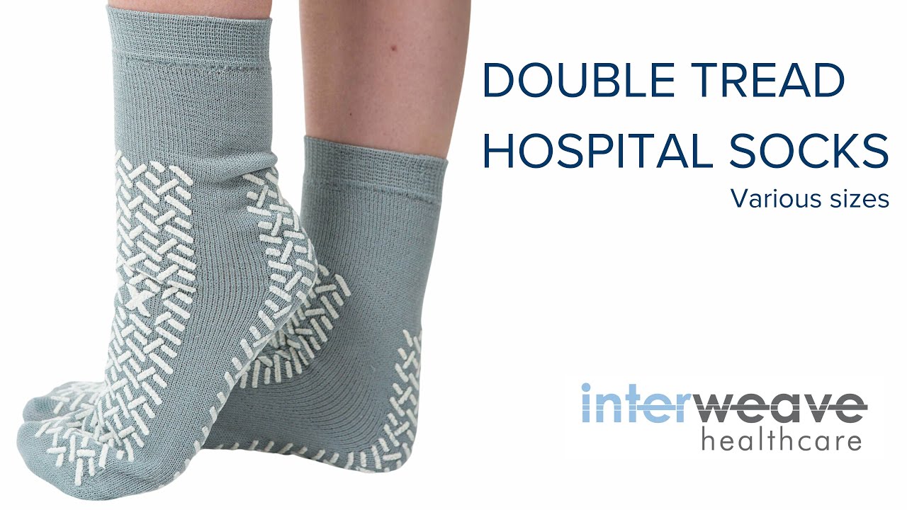 Double Tread Hospital Socks 