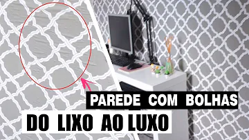 Como consertar tecido de parede?