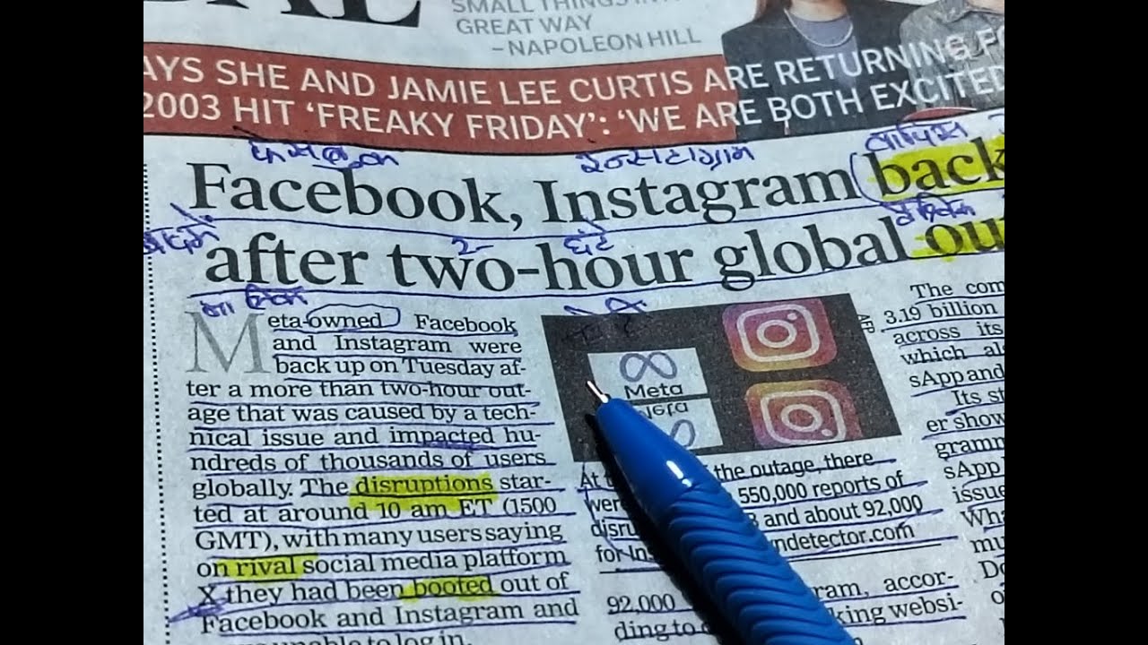 how-to-understand-english-newspaper-in-hindi-times-of-india-akhbar