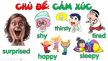 Từ vựng tiếng anh về cảm xúc vui, buồn, hạnh phúc.. cho Bé học vui