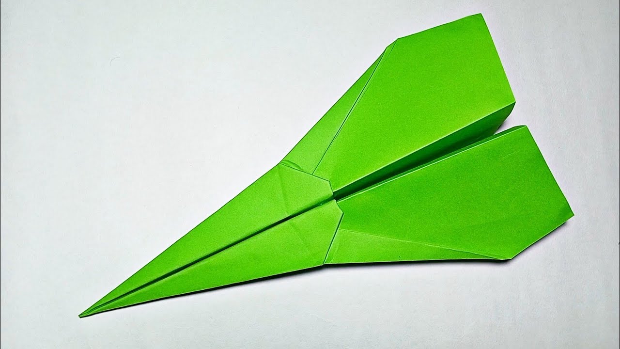 How to fold a paper airplane easy paper airplane origami YouTube