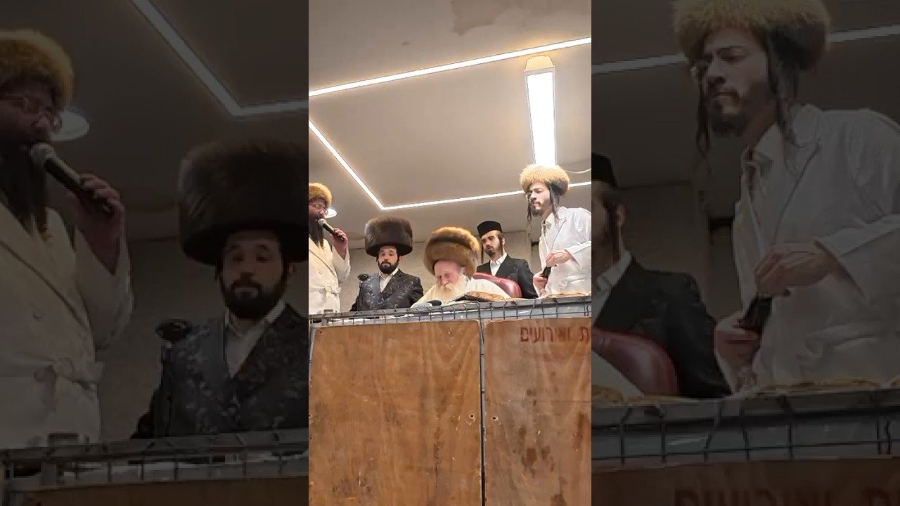פורים אצל המשפיע הרה״צ ר׳ איצ׳ה מאיר מורגשטרן