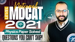 National Level MDCAT | 2021 | MDCAT Past Papers | Physics Section | ECAT/MDCAT