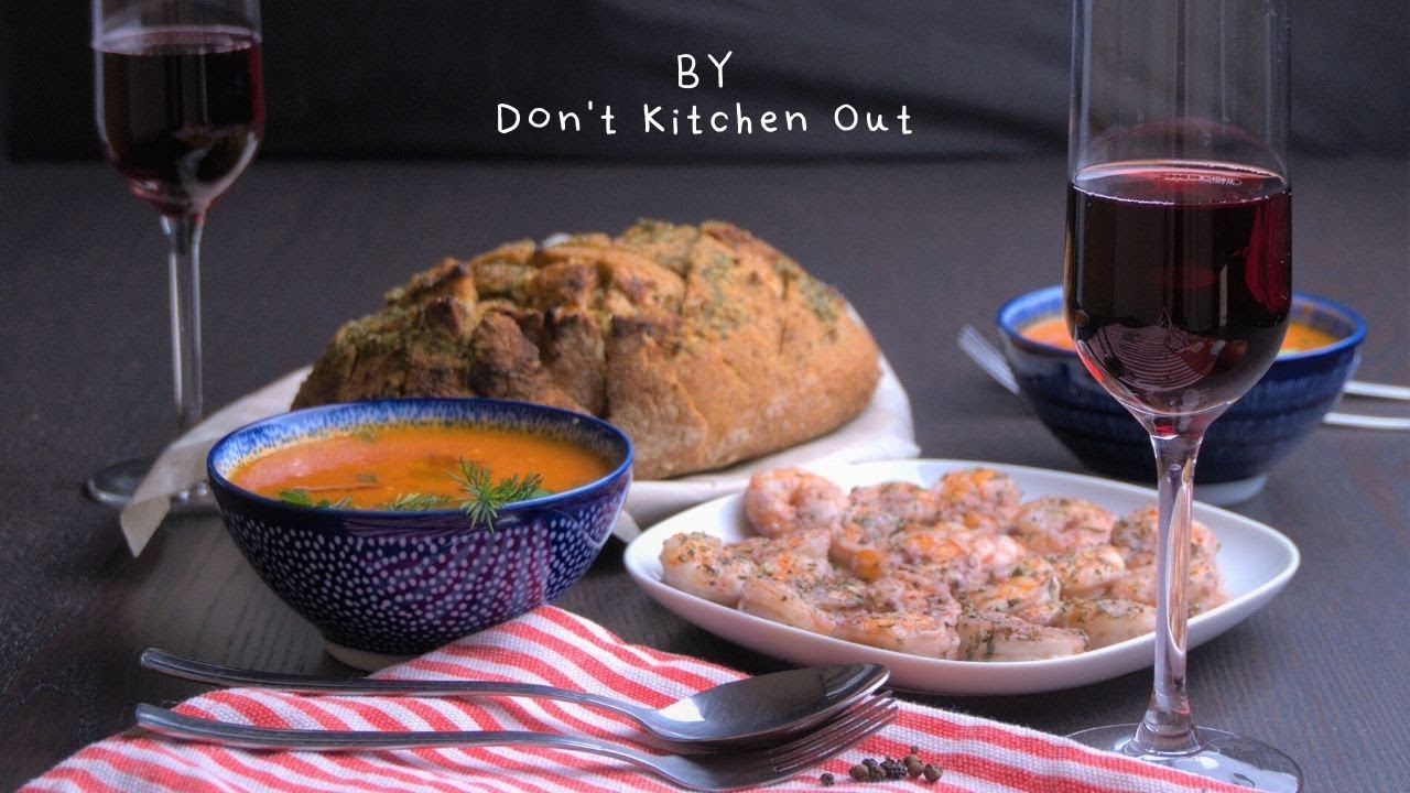 Italian Style Dinner | Seafood & Wine | Romantic Dinner - YouTube