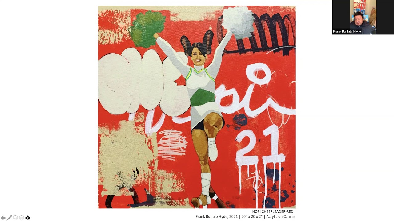 Virtual Art Talk: A Conversation on physical/digital with Courtney M. Leonard and Frank Buffalo Hyde