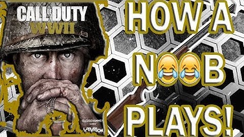 NOOB PLAYS COD WWII FOR FIRST TIME! | FUNNY MOMENTS