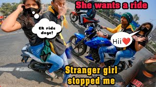 Picking up stranger girl on my superbike 😍||Aur phir??