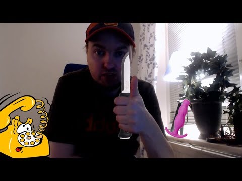 Magmicke snackar kniv-BDSM, får fejksamtal och visar sin elefant-butt plug