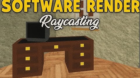 RayCaster demo #23 - Playing with voxel models - Software render