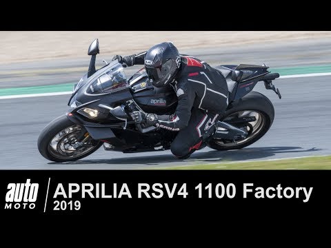 2019 Aprilia RSV4 1100 Factory 217 ch ESSAI POV Auto-Moto.com