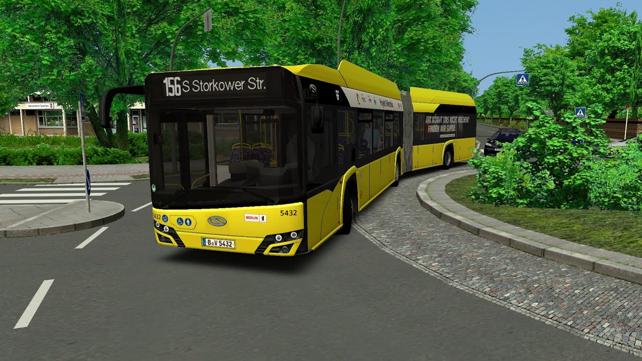 Omsi 2-156 mit E Solaris auf der Mapp Berlin 156