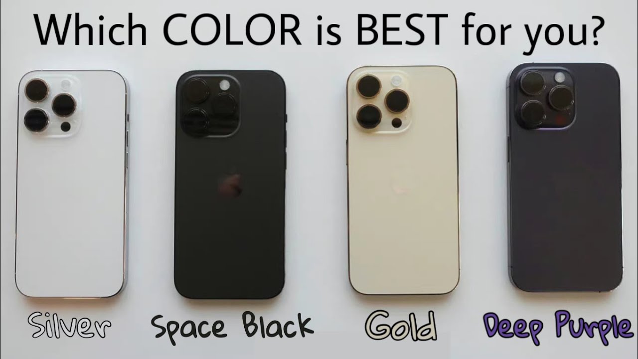 iPhone 14 Pro All Colors Unboxing & Hands On Comparison! - Gold vs