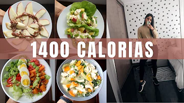 ¿Bajaré de peso comiendo 1400 calorías al día?
