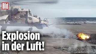 Mit Waffen aus Deutschland? Ukraine schießt Putin-Hubschrauber ab | BILD Lagezentrum mit Max Kiewel