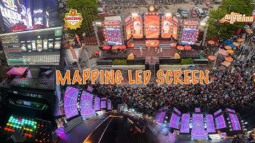 LED Screen Mapping Time-Lapse | Behind the Scenes Visual Setup