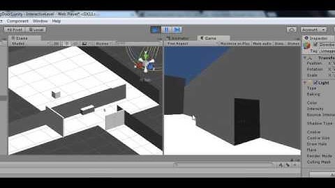 Unity Sliding Doors and open box on trigger on the object Test