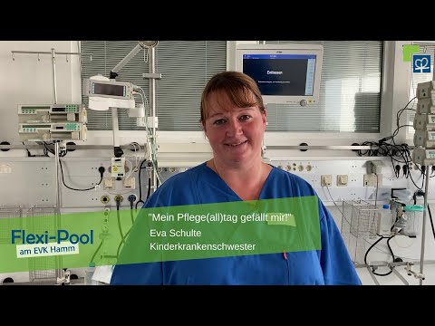 Flexi-Pool am EVK Hamm: Eva Schulte gefällt ihr Pflege(all)tag