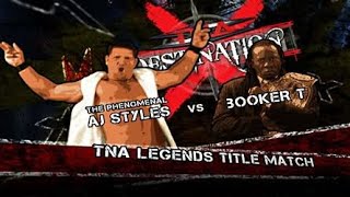 Aj Styles Vs. Booker T Tna Throwback Thursday Episode 25