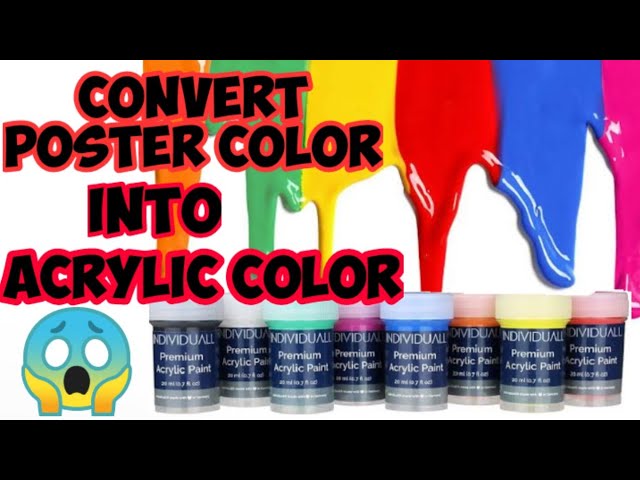 How to make black paint at home, homemade poster paint, homemade acrylic  paint, Sajal's Art 