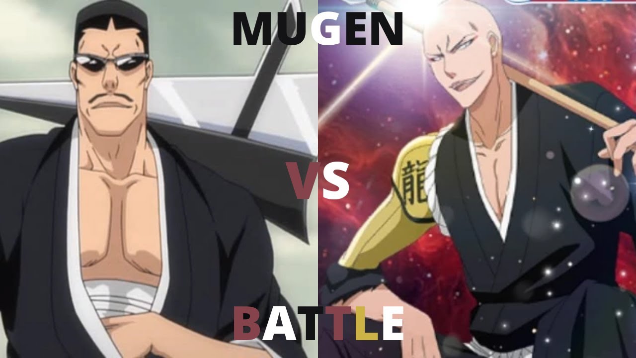Tetsuzaemon Iba vs Ikkaku Madarame (Bleach) JUS Mugen YouTube