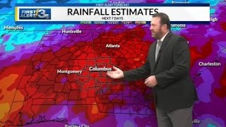 WRBL Sunday Forecast (5/24/26): Scattered Showers & Storms Through Memorial Day & The Week Ahead!