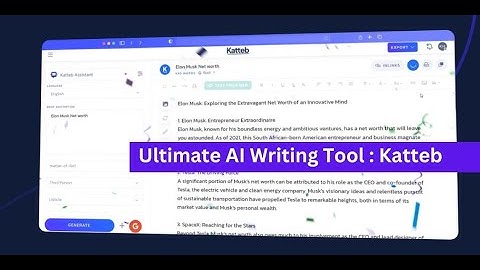 The Ultimate AI Writing Tool: Katteb
