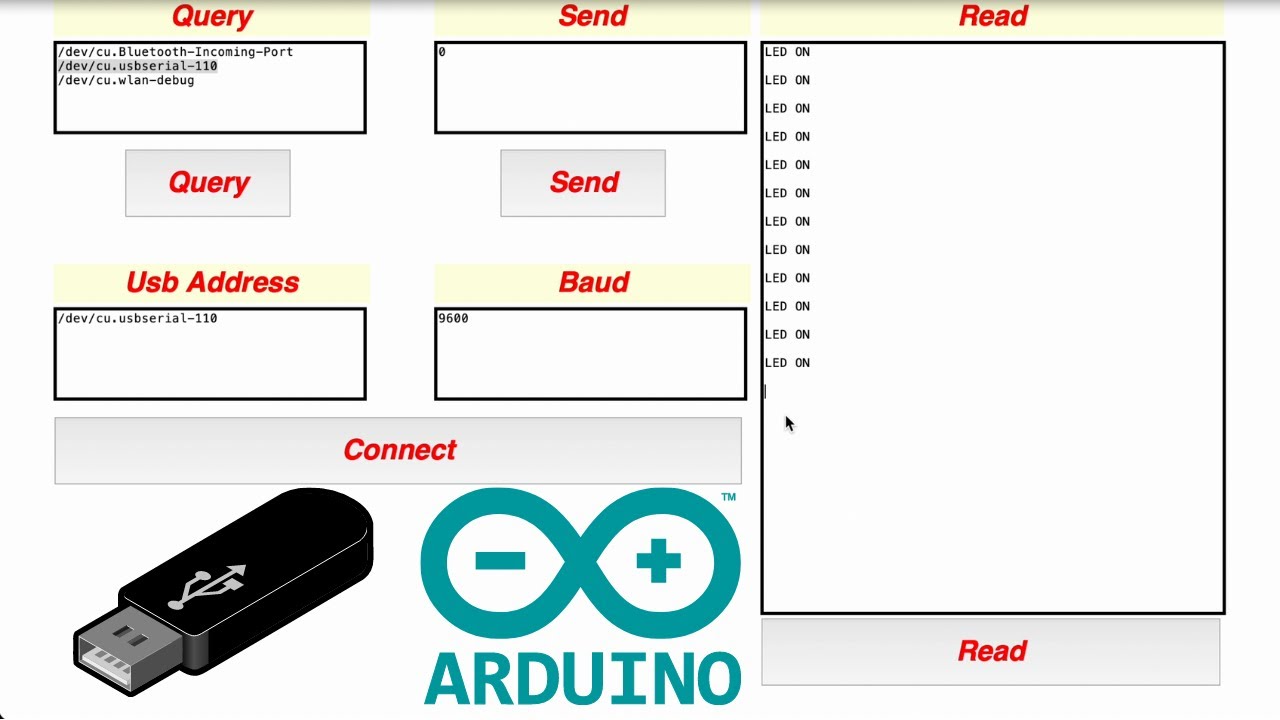 usb manager application with python, c++ and arduino - YouTube