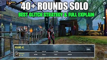 I WIN 40+ ROUND WITH THIS GLITCH & STRATEGY | CODM ZOMBIE