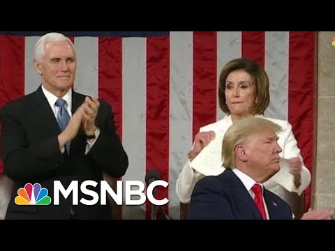 Speaker Nancy Pelosi Ripping Up The Speech Among Unusual Moments in 2020 State of the Union | MSNBC