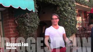 Fashion Desginer, Lloyd Klein leaves the doctors office