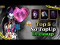 Top 5 no topup dress combination   totally free   fz gaming 11