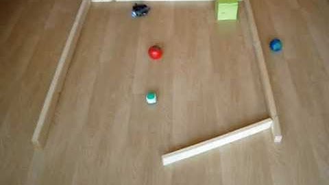 3pi robot following the wall and avoiding obstacles