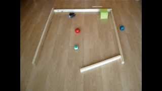3pi robot following the wall and avoiding obstacles