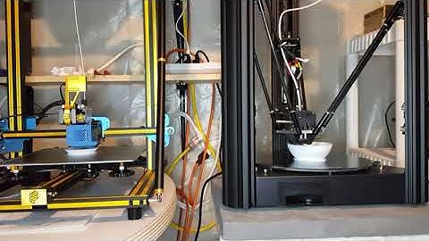 Time lapse speed test of FLSUN SR vs Cartesian