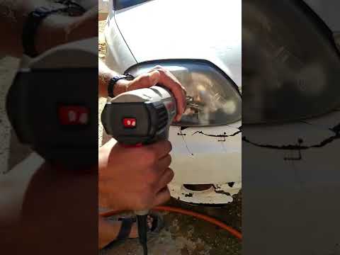 تجربة تلميع شمعات السيارة بالهيتر قن 🔦