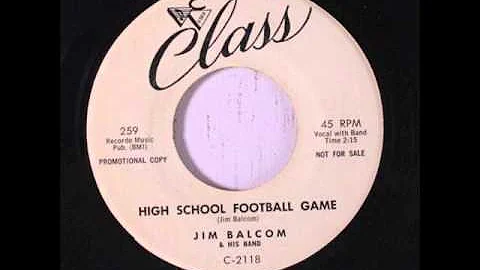 Jim Balcom - High School Football Game
