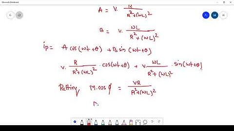Sinusoidal response of RL,RC,RLC circuits