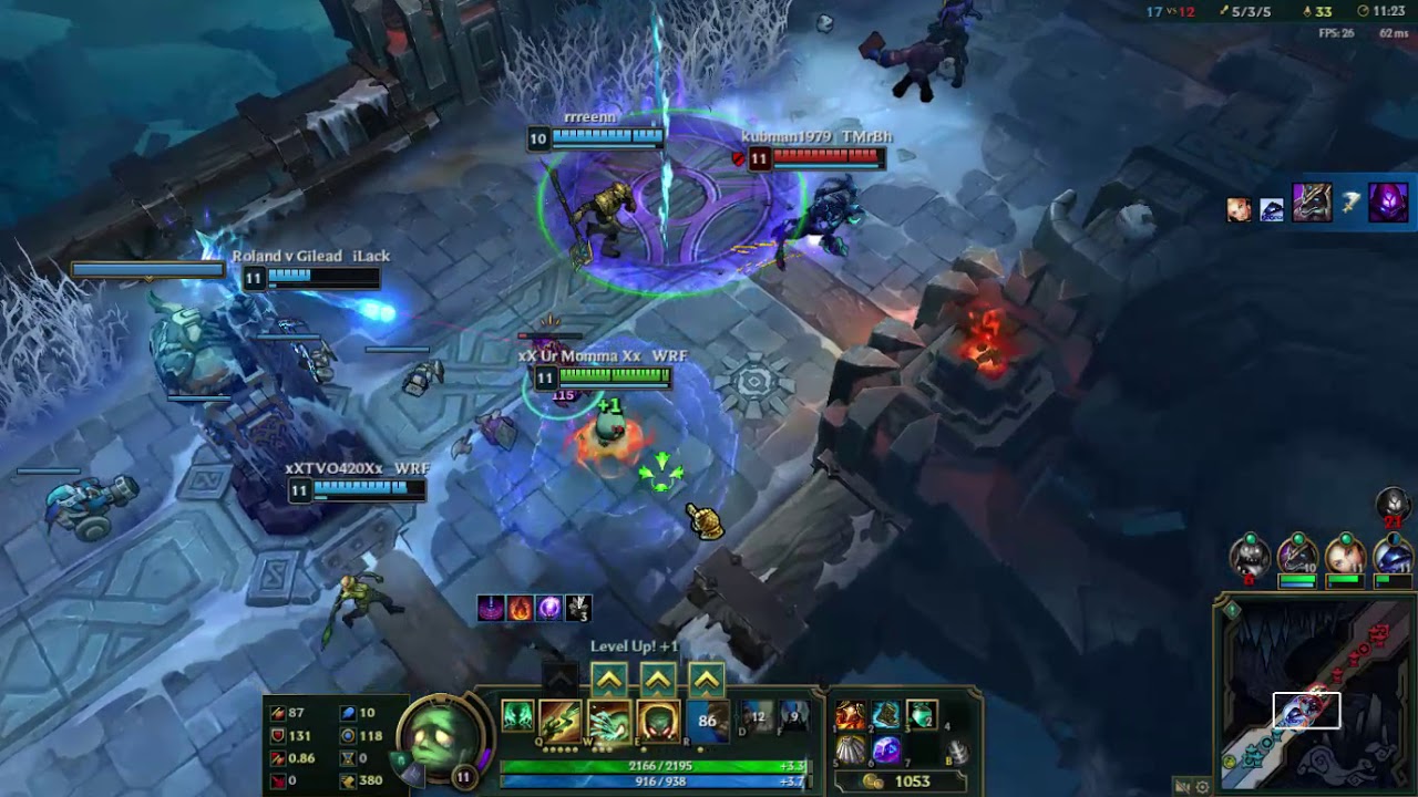 League of Legends Champion ' Amumu in Aram Game Play! - YouTube