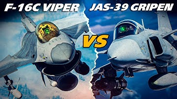 Formidable Foe | F-16C Viper Vs Jas-39 Gripen | DOGFIGHT | Digital Combat Simulator | DCS |
